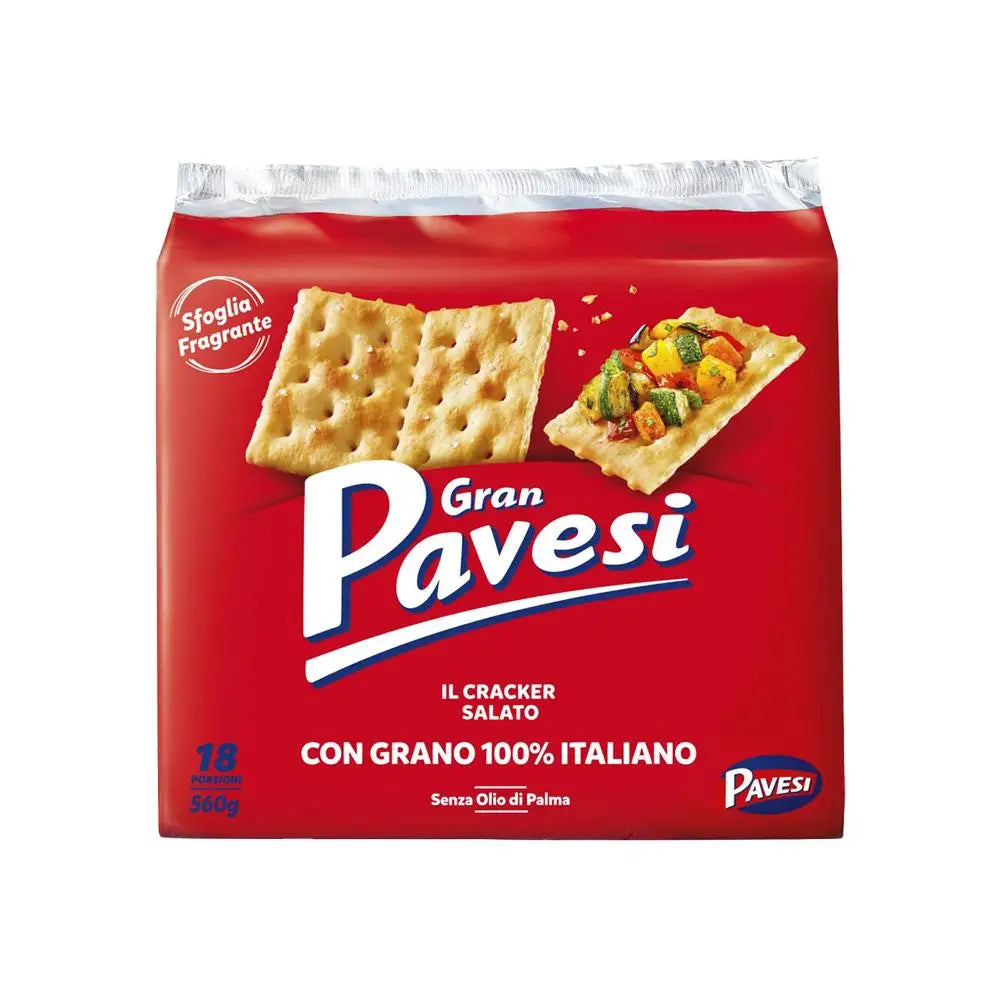 12 x Pavesi Crackers Salati Astuccio gr. 560