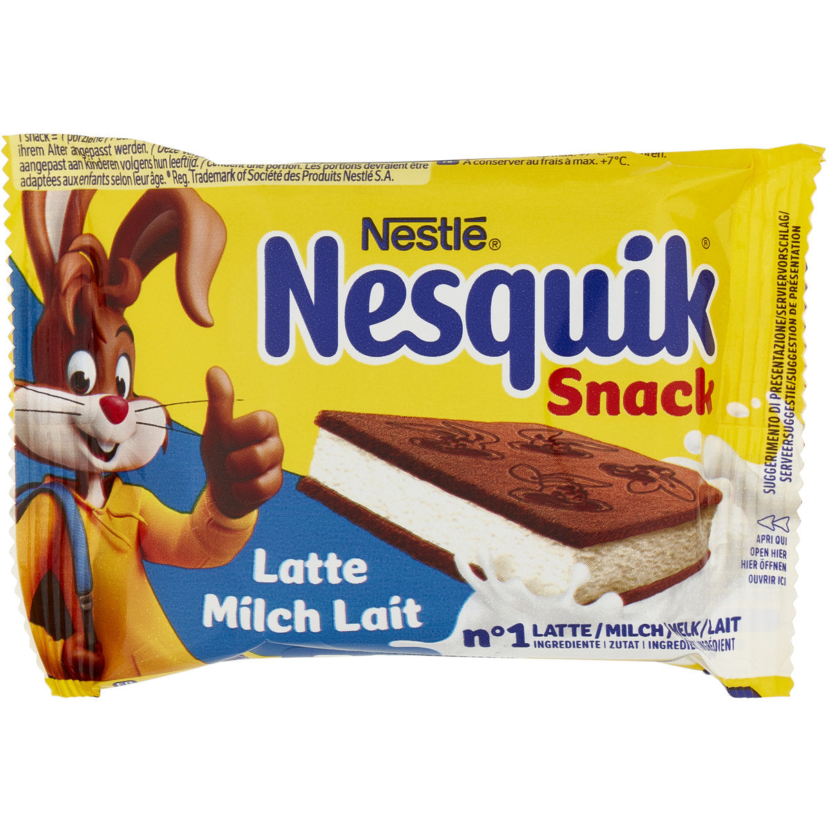 8 x Nestlè Nesquik Snack al Latte gr. 130