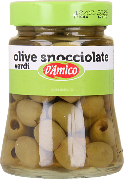8 x D'Amico Olive Verdi Denocciolate gr. 290