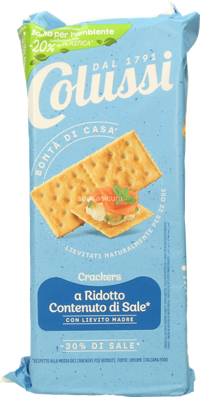 10 x Colussi Crackers Non Salati gr. 500