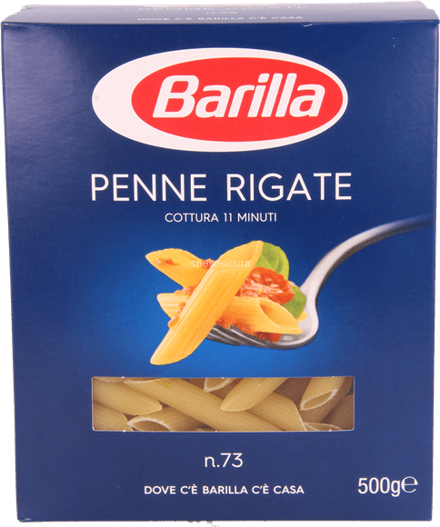 24 x Barilla Penne Rigate Astuccio gr. 500