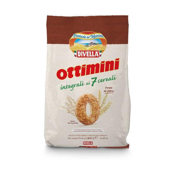 18 x Divella Ottimini 7 Cereali gr. 300