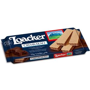 18 x Loacker Wafer Crema Cacao gr. 175