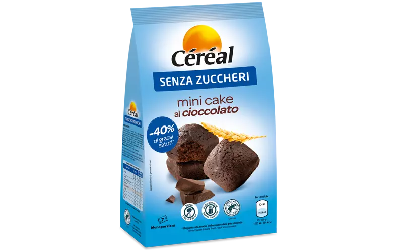 6 x Cereal Mini Cake Cioccolato gr. 196