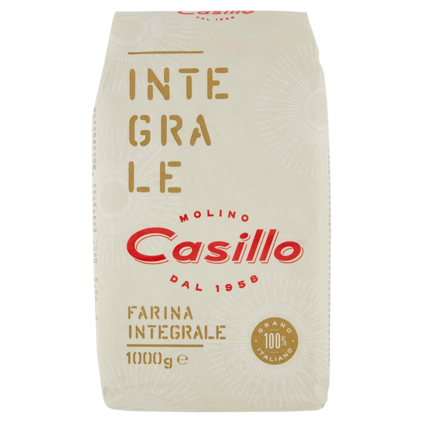 10 x Casillo Farina Integrale Kg. 1