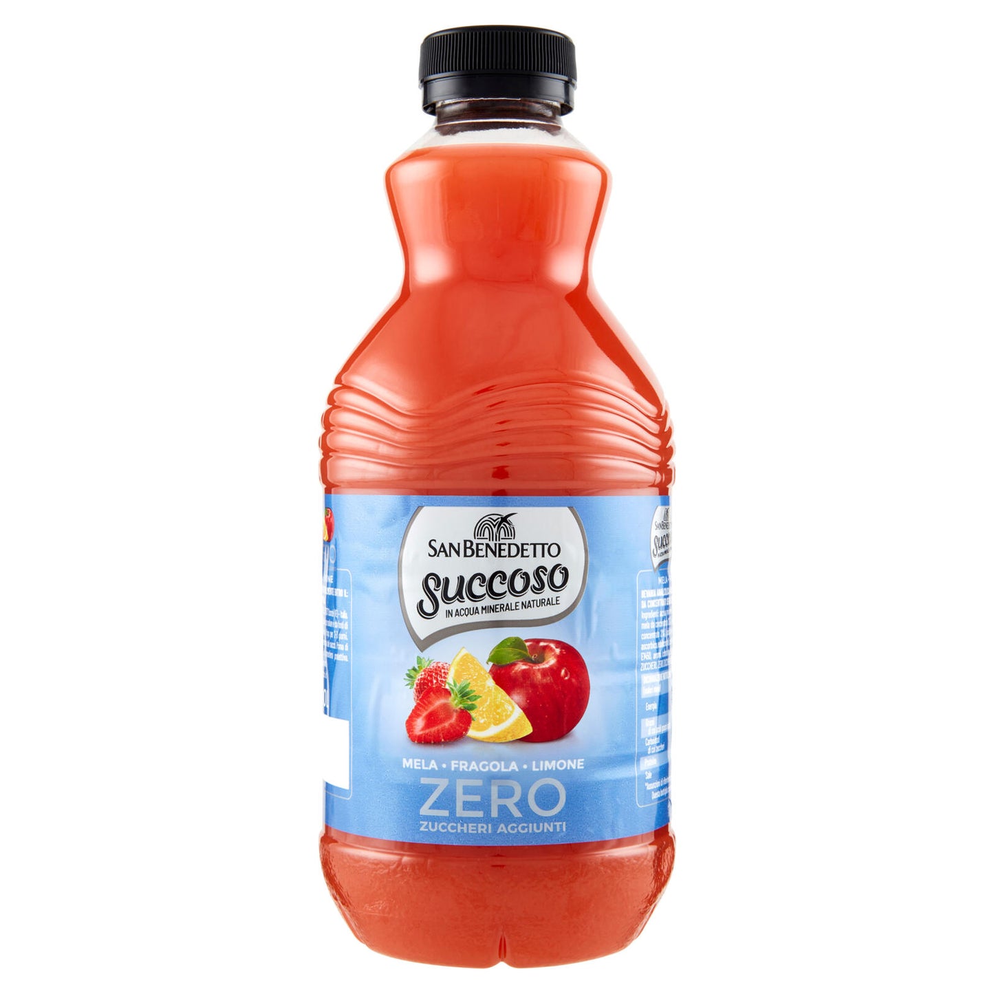 6 x San Benedetto Succoso Zero Mela/Fragola/Limone cl. 90