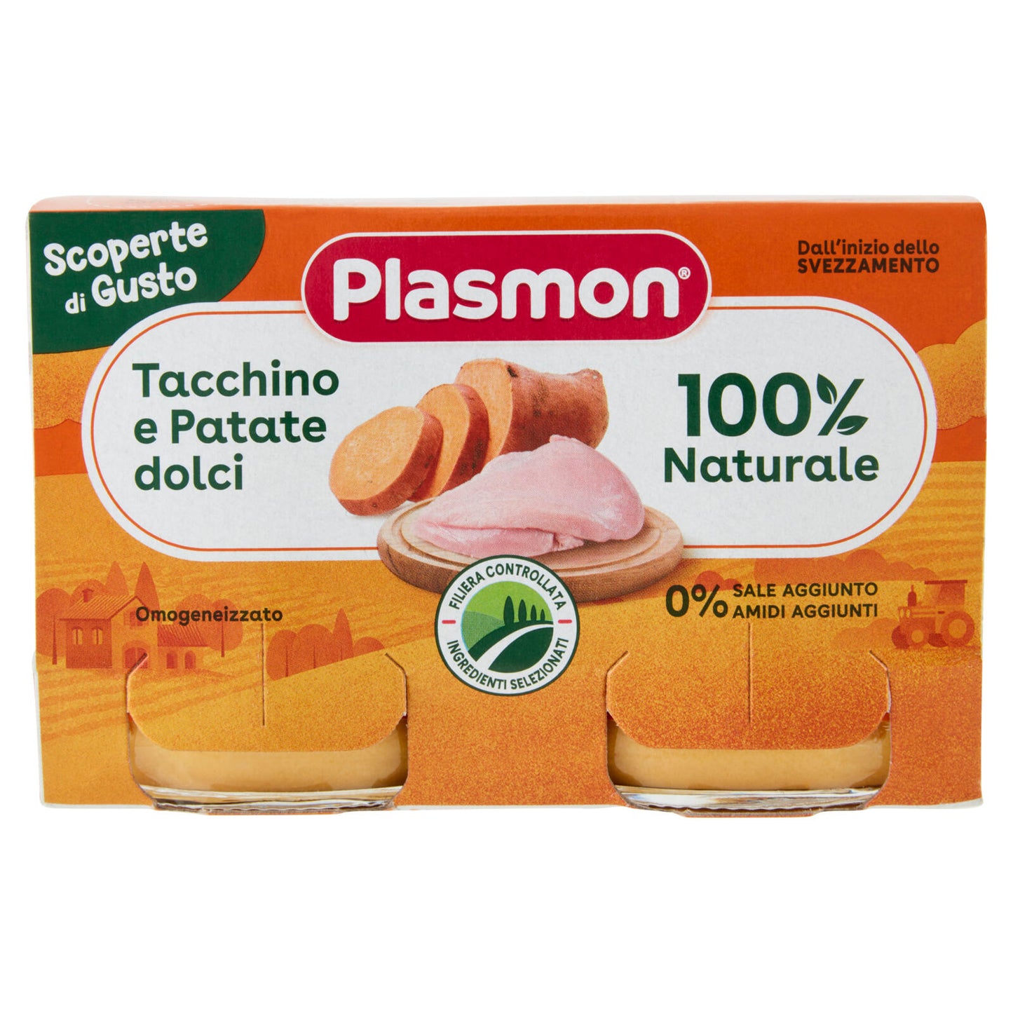 12 x Plasmon Tacchino e Patate gr. 240