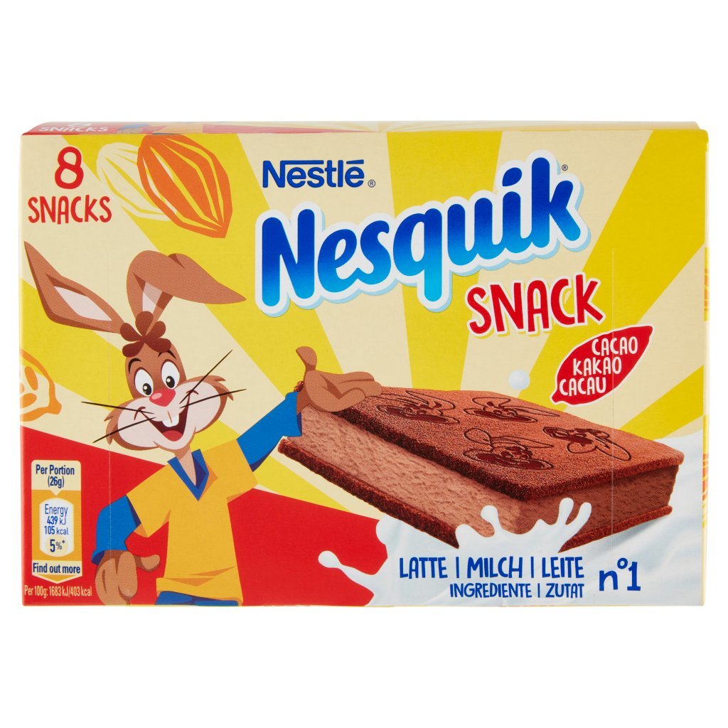 1 x Nestlè Nesquik Snack Cacao x8