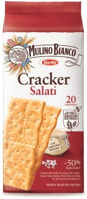 9 x Mulino Bianco Sfoglia di Grano Crackers Salati Pacco gr. 500