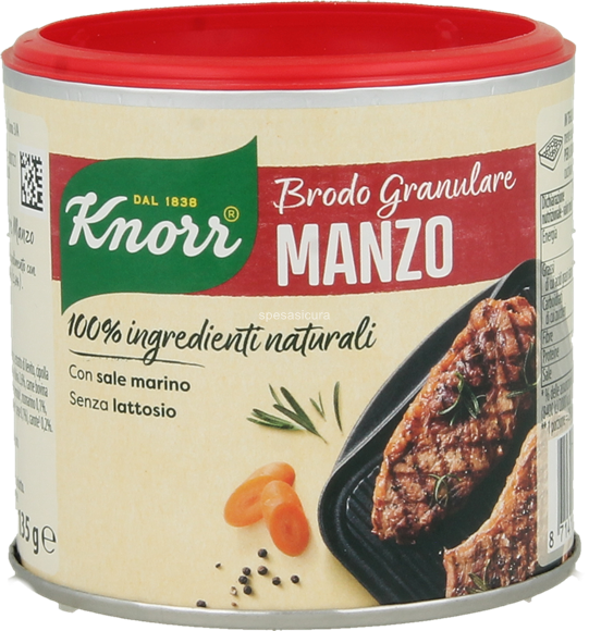 6 x Knorr Granulare Classico Ingredienti Naturali gr. 135
