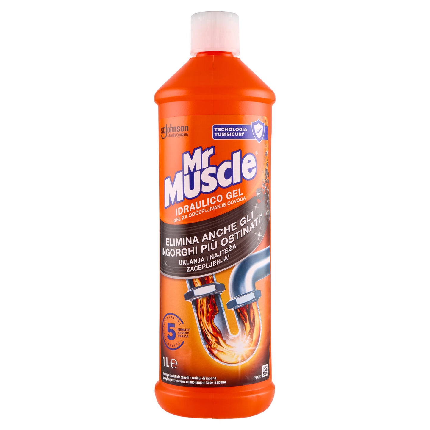 12 x Mr Muscle Idraulico Gel Lt. 1