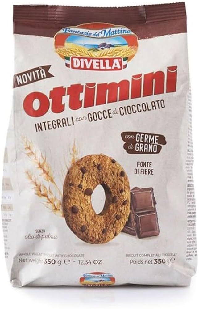 18 x Divella Ottimini Integrali al Cioccolato gr. 400