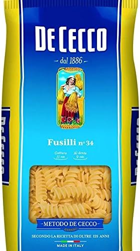 4 x De Cecco Fusilli N.34 Kg. 3