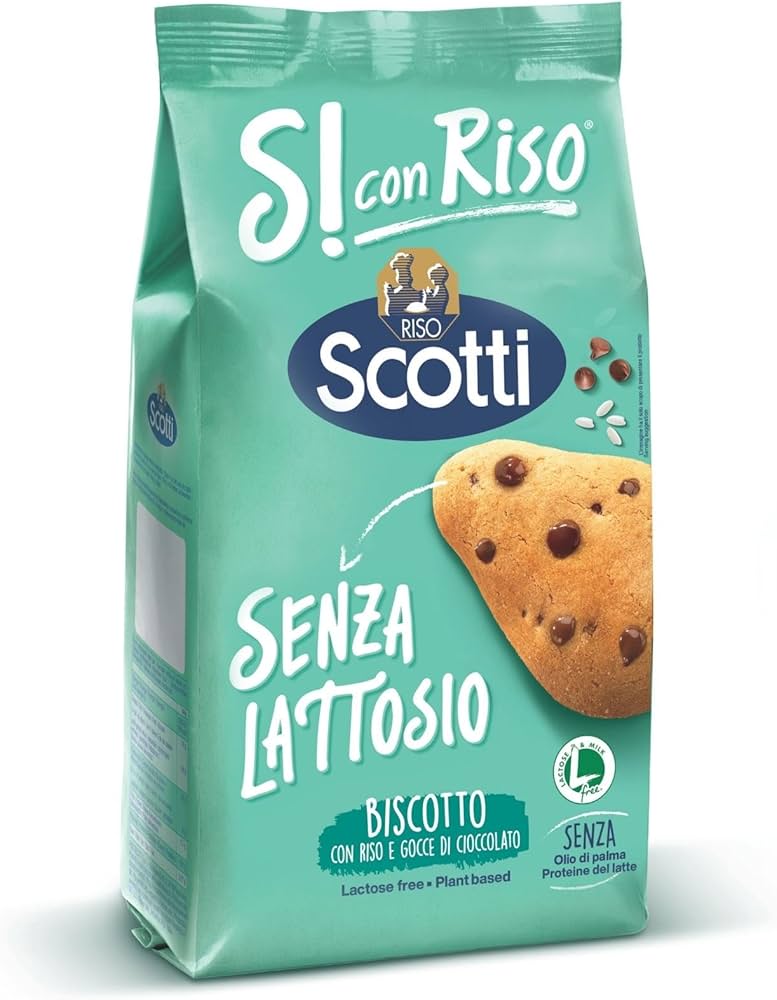 12 x Riso Scotti Biscotti Gocce di Cioccolato gr. 350