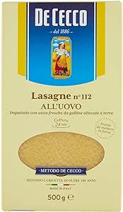 12 x De Cecco Lasagne all'Uovo N.112 gr. 500
