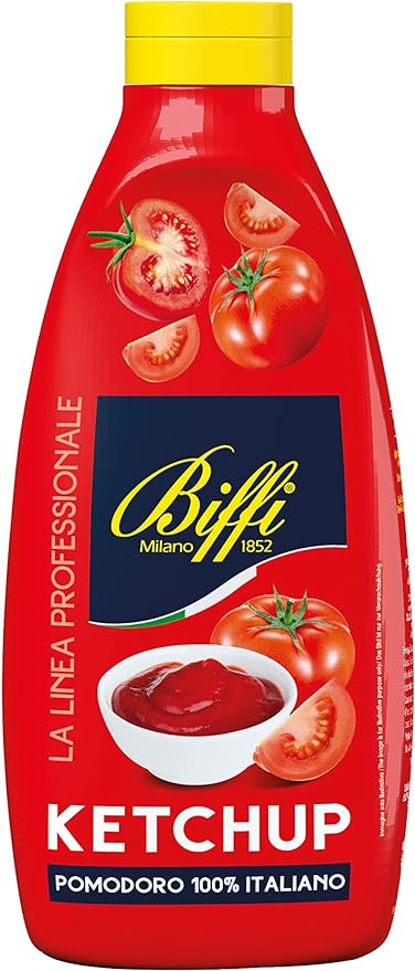 6 x Biffi Ketchup Squeeze gr. 950
