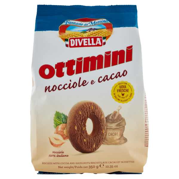 18 x Divella Ottimini Cacao gr. 400