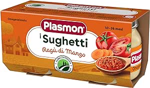 12 x Plasmon Omogeneizzato Ragù manzo gr. 80