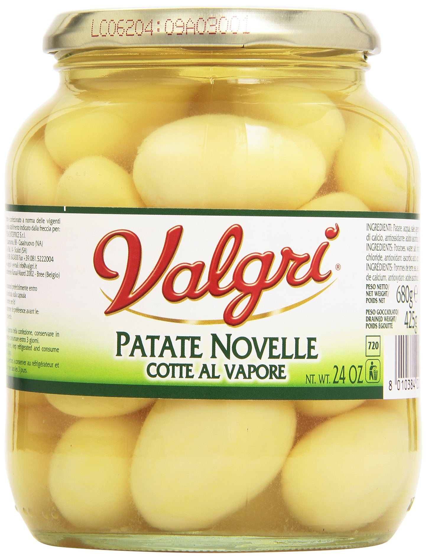 12 x Valgrì Patate Novelle gr. 680