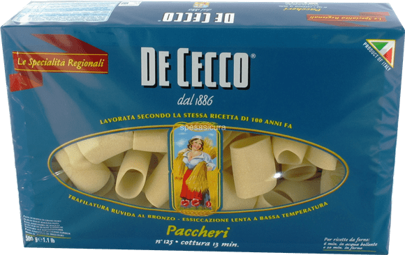 12 x De Cecco Le Specialità Paccheri N.125 gr. 500