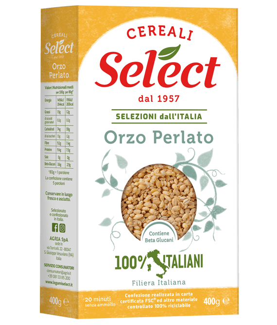 18 x Select Orzo Perlato gr. 400