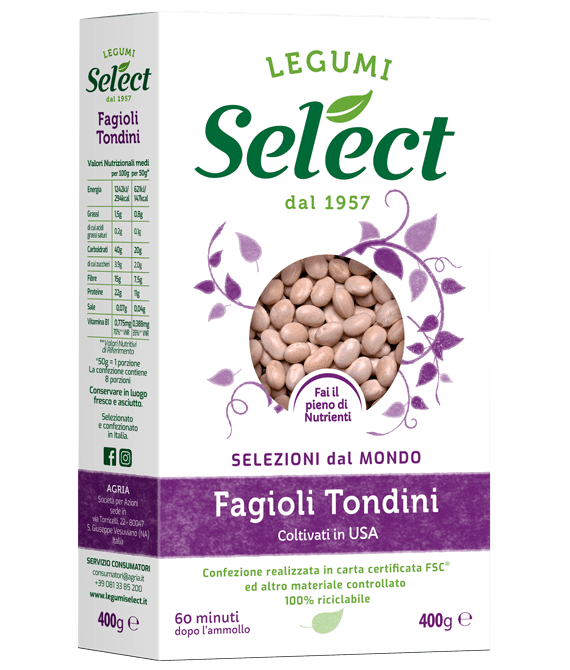 18 x Select Fagioli Tondini gr. 400