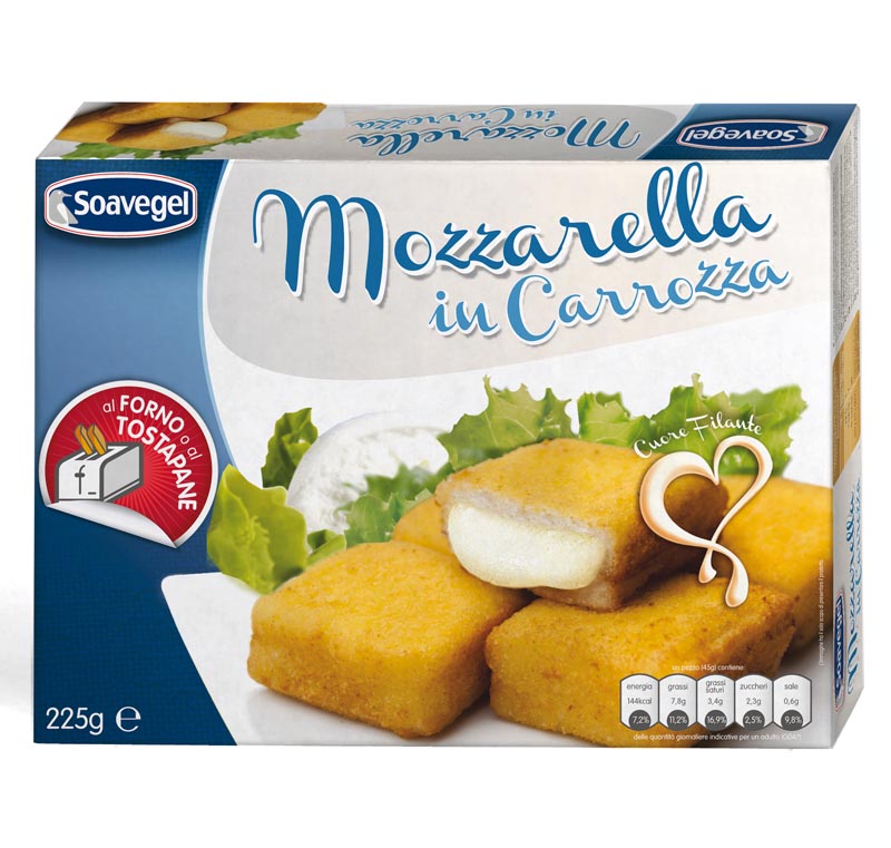 8 x Soavegel Mozzarella in Carrozza gr. 200
