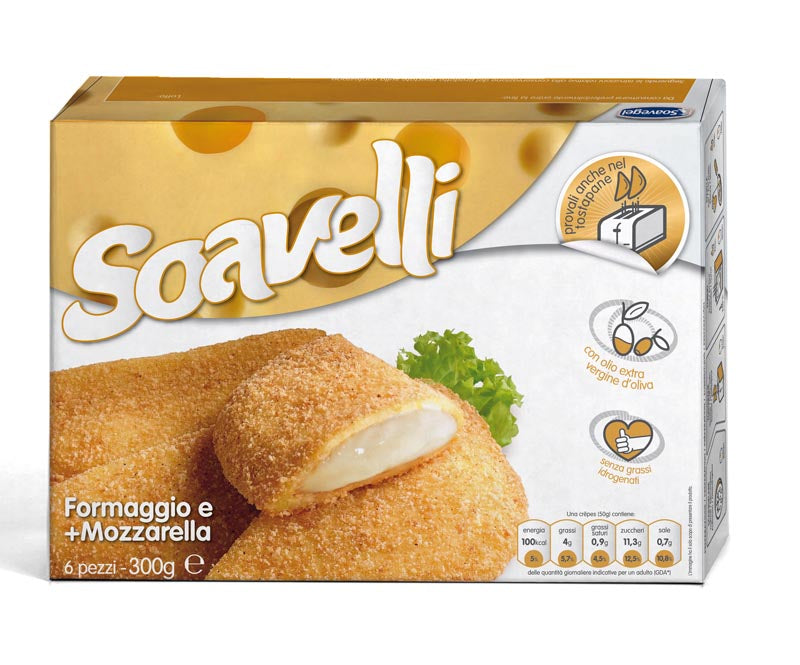 5 x Soavegel Soavelli al Formaggio Kg. 2