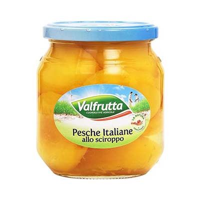 6 x Valfrutta Pesche gr. 570