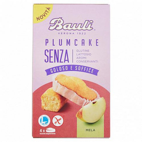 8 x Bauli Plumcake Mela Senza Glutine gr. 132
