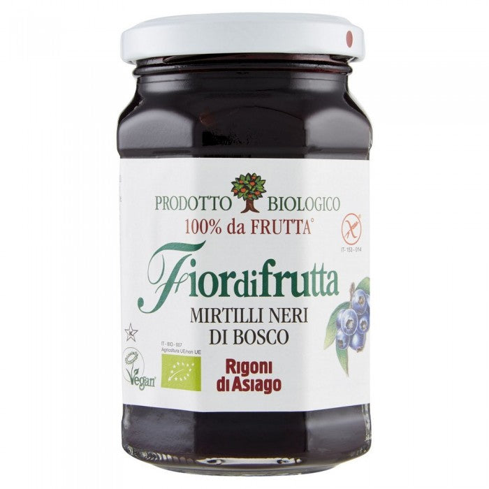 6 x Rigoni di Asiago Confettura Mirtilli Neri gr. 250