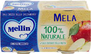 12 x Mellin Frutta Mela x2 gr. 100