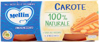 12 x Mellin x2 Verdure e Carote gr. 80