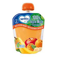 6 x Mellin Pouch Frutta Mista gr. 90