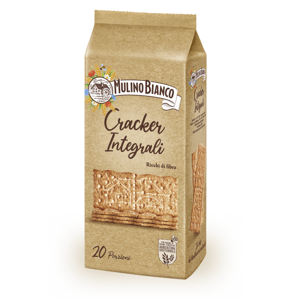 9 x Mulino Bianco Sfoglia Di Grano Crackers Integrali Pacco gr. 500