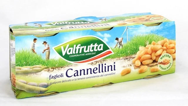 8 x Valfrutta Fagioli Cannellini Lattina gr. 400 x3