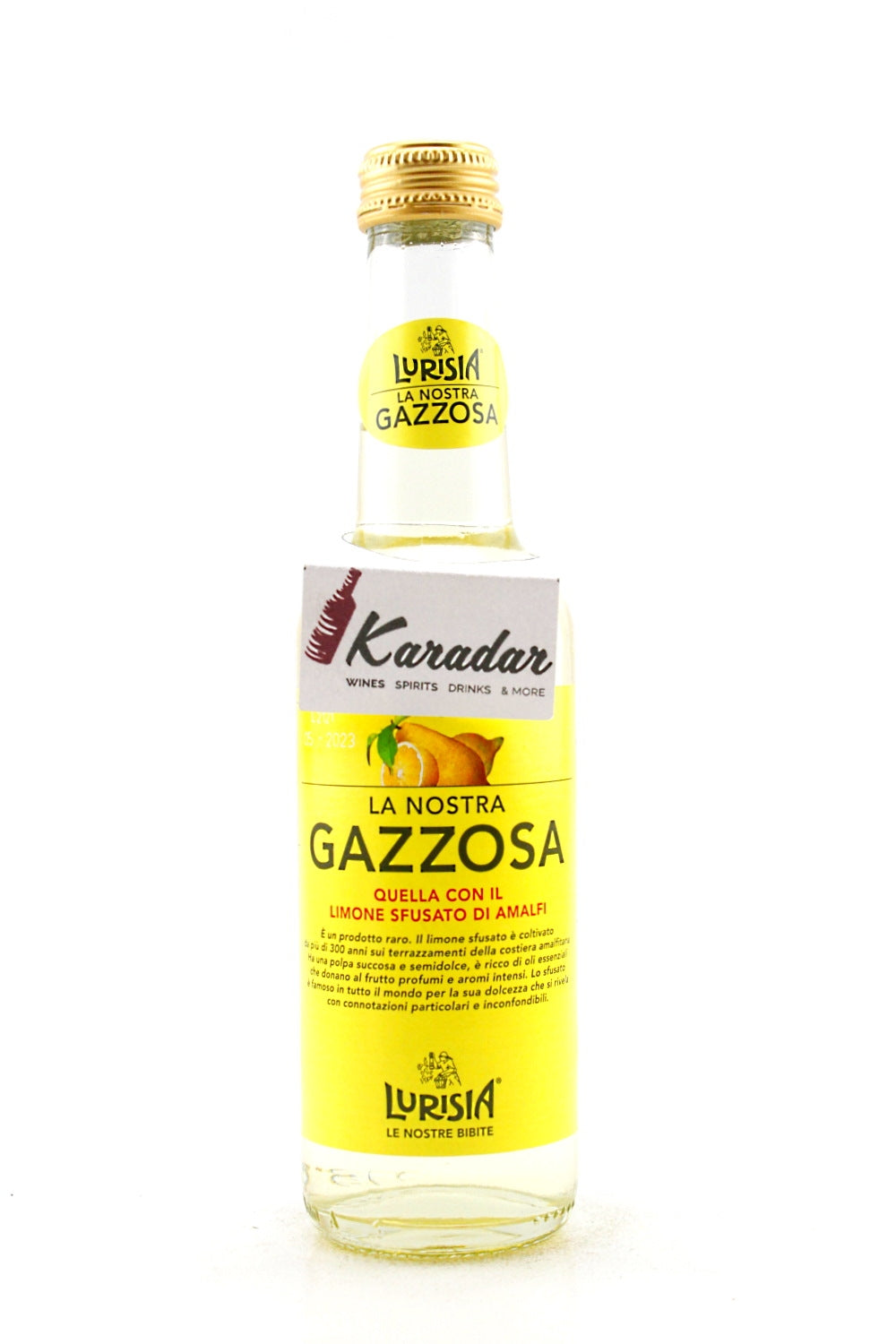 24 x Lurisia Gazzosa ml. 275