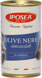 12 x Iposea Olive Nere Denocciolate gr. 300