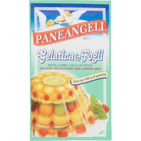 30 x Paneangeli Gelatina Fogli gr. 12