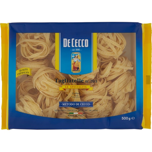 8 x De Cecco Le Specialità Fettuccine N.233 gr. 500