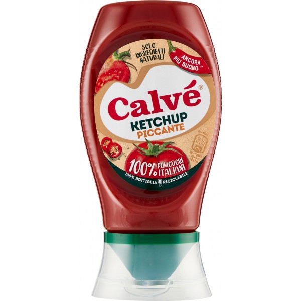 9 x Calvè Ketchup Hot Topdown gr. 250