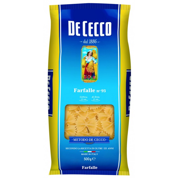 24 x De Cecco Farfalle N.93 gr. 500