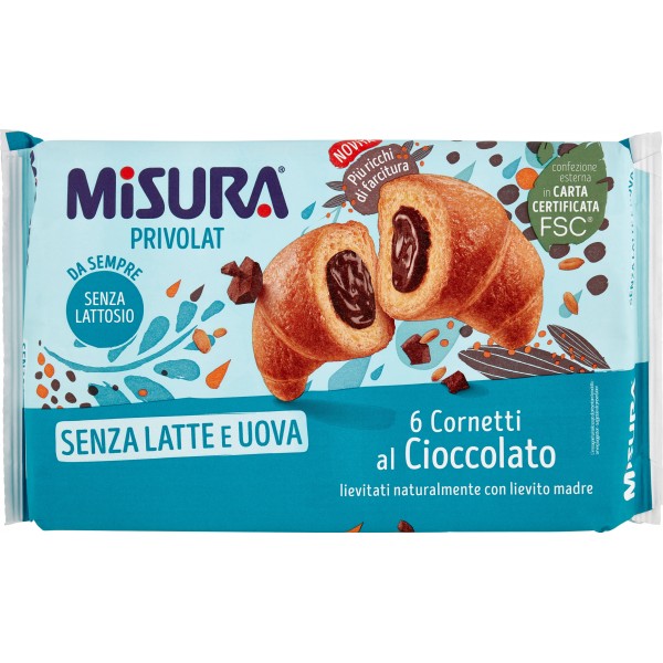 8 x Misura Cornetti Cioccolato gr. 298