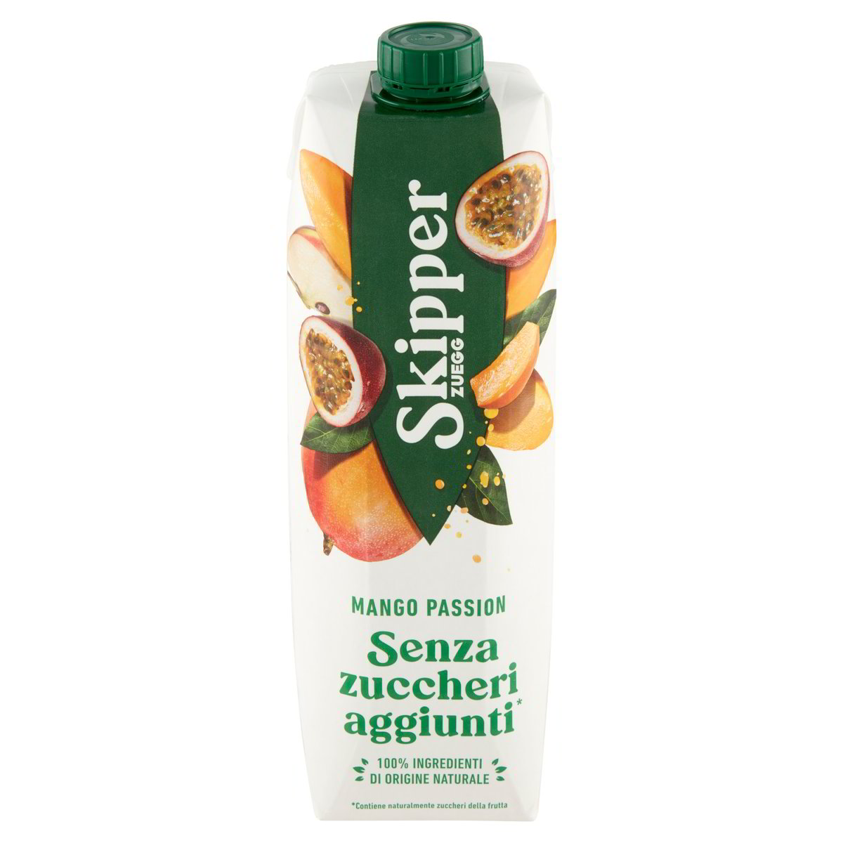 12 x Skipper Mango e Passion Fruit Senza Zuccheri Lt. 1