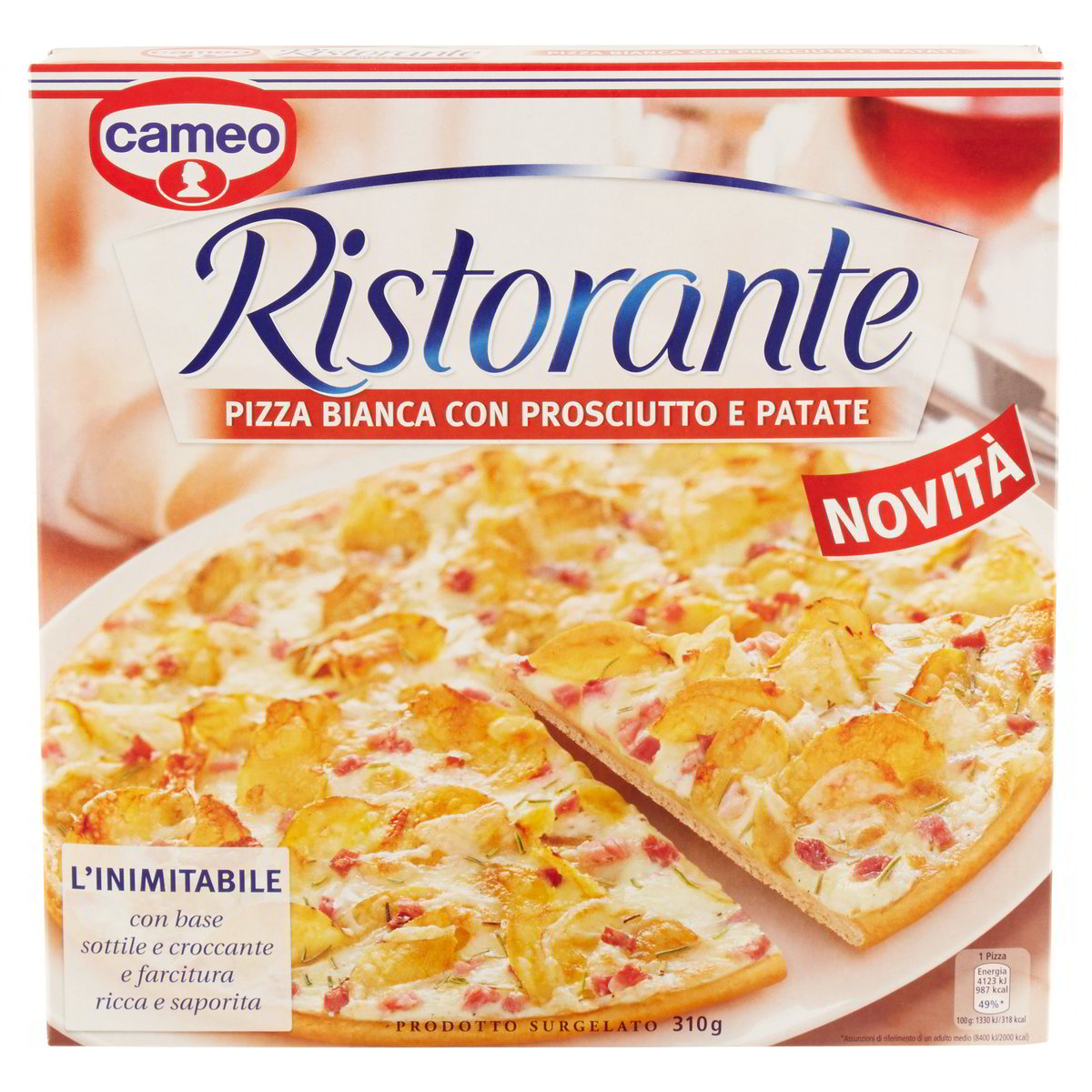 7 x Cameo Pizza Ristorante Bianca gr. 310