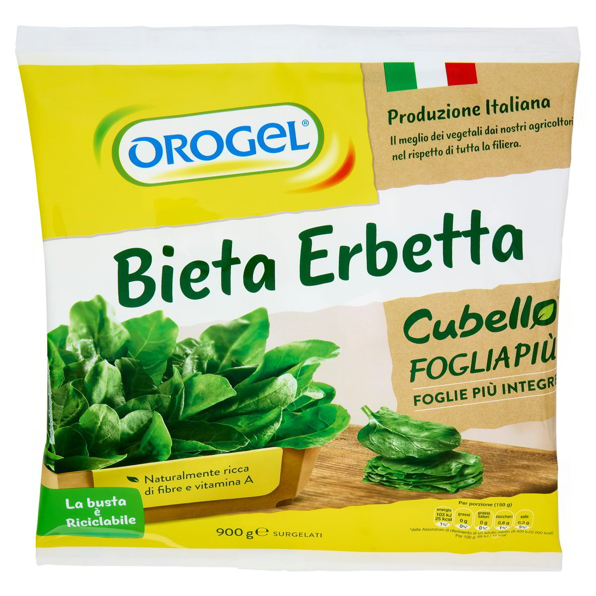 12 x Orogel Bieta Erbetta Cubello gr. 900