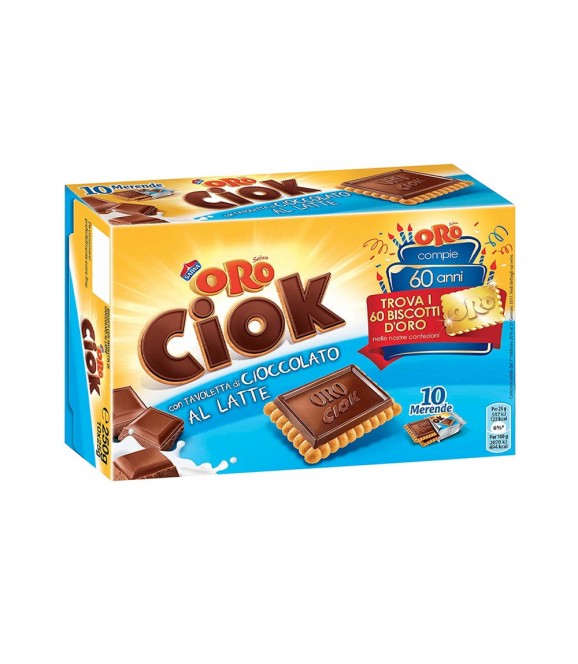 14 x Oro Saiwa Ciok Latte Confezione gr. 250