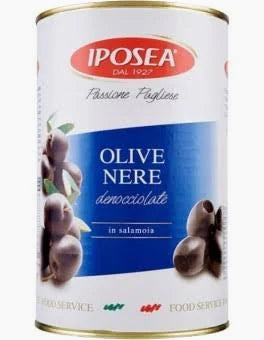 3 x Iposea Olive Nere Denocciolate gr. 4000