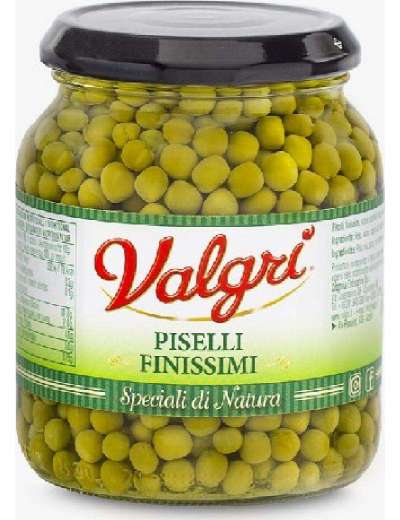 12 x Valgrì Piselli Finissimi gr. 340
