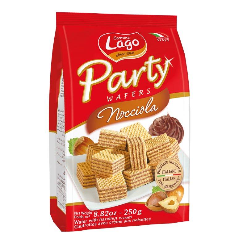 10 x Lago Wafer Party Nocciola gr. 250
